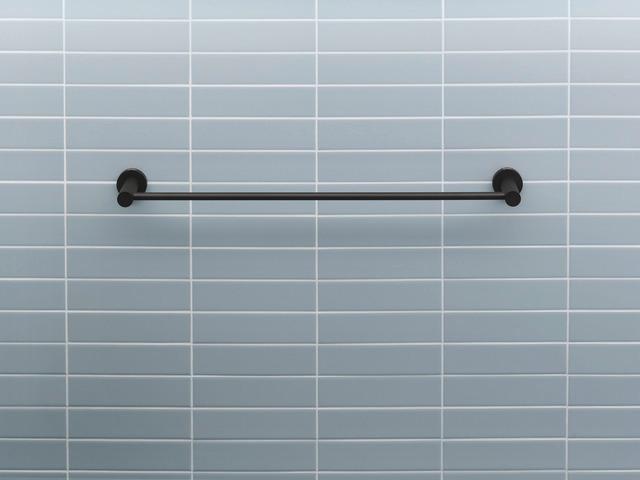 Artikelbild 6 des Artikels „Duravit Badetuchhalter D-Code 64,8x4,8x8cm, schwarz matt, wandhängend 64,8 x 4,8 x 8 cm | schwarz matt“