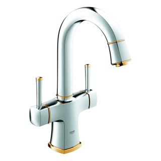 GROHE WT-2-Gr.-Arm. Grandera 1/2", L-Size, m Abl-Garnitur, chrom/gold