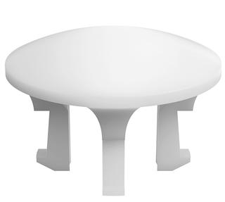 V&B Überlaufabdeckung Curacao, Silik., f WT größer 50cm