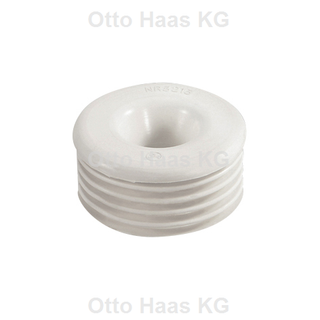 HAAS Gummi-Spülrohrverbinder OHA Fix 17x60x27mm, weiß, für Euro-WC