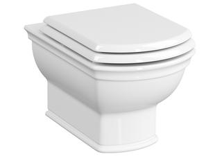 VitrA Wand-Tiefspül-WC Flush 2.0 Valarte 35,5x54x34cm, 3/6 l, o. Spülr., we hgl