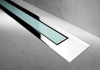ESS Duschrinne Modulo DESIGN Z-4 800mm, Fliese 7-18mm, Gl gr g, R ES vc