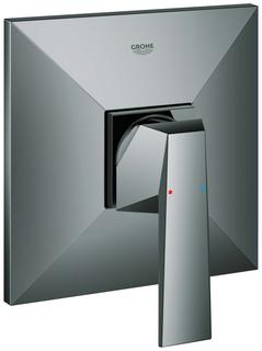 GROHE Fertigmontageset Allure Brilliant UP-Brause-Einhebelmischer, hard graphite