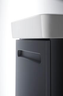 Duravit Möbel-Set No. 1 55cm, Anschlag rechts, Graphit Matt