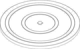 BOSCH Ersatzteil TTNR: 7735501786 Verkleidungsdeckel D1143.6 schwarz everp