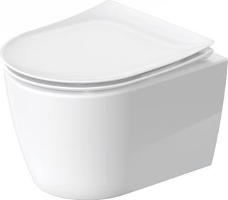 Duravit Wand-Tiefspül-WC Soleil by Starck Compact 37 x 48 cm, 4,5 l, Rimless