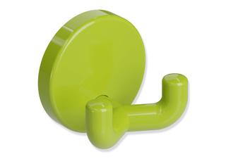 HEWI Doppelhaken 801 mit Rosette d= 40mm, apfelgrün