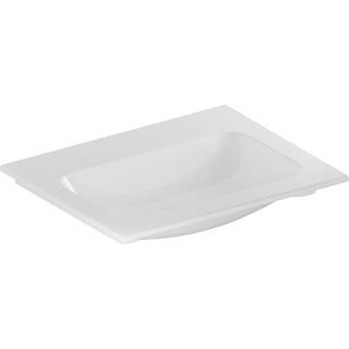 Geberit Möbel-Waschtisch iCon o. Hahnl., K-Tect, 60x48cm, o. ÜL, weiß