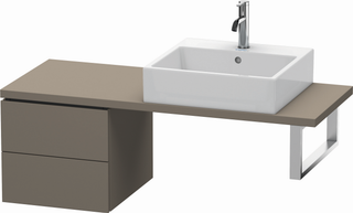 Duravit Unterschrank Compact L-Cube 42x47,7cm, f G s-matt, f Kons, 2 Schubk.