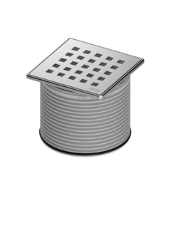 TECE Rostrahmen TECEdrainpoint S 100x100mm, Designr. quadratum, Edelstahl