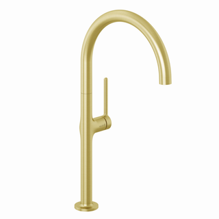 Kludi REEF Spültisch-Einhebelmischer geschl. Hebel seitlich, brushed gold