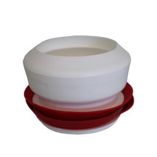 KÖRO WC-Anschlußstutzen gerade kurz 116 Weiss, 90 mm hoch