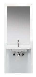 HEWI Waschtisch-Modul S 50 mit WT 950.11.161 und Spiegel, weiß