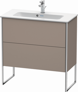 DU WTU XSquare 832x610x388mm 2 Ausz.,stehendBasalt Matt ES Nussb