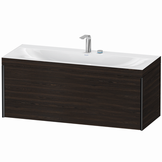 DU WTU XViu/Viu, 1 Ausz 503x1200x480mm 2 HL, schw. m/nussb. geb, Ra.69 ES Nussb