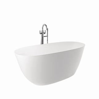 Kludi RESA O Badewanne 160x70cm, oval, freistehend, mattweiß