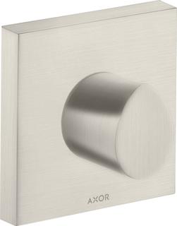 hansgrohe Fertigset Axor Starck Organic UP-Absperrventil, Edelstahl-Optik