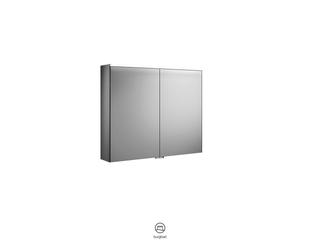 Burgbad Spiegelschrank rl10 80,6x67x20cm, Mel., m horiz. LED-Beltg.