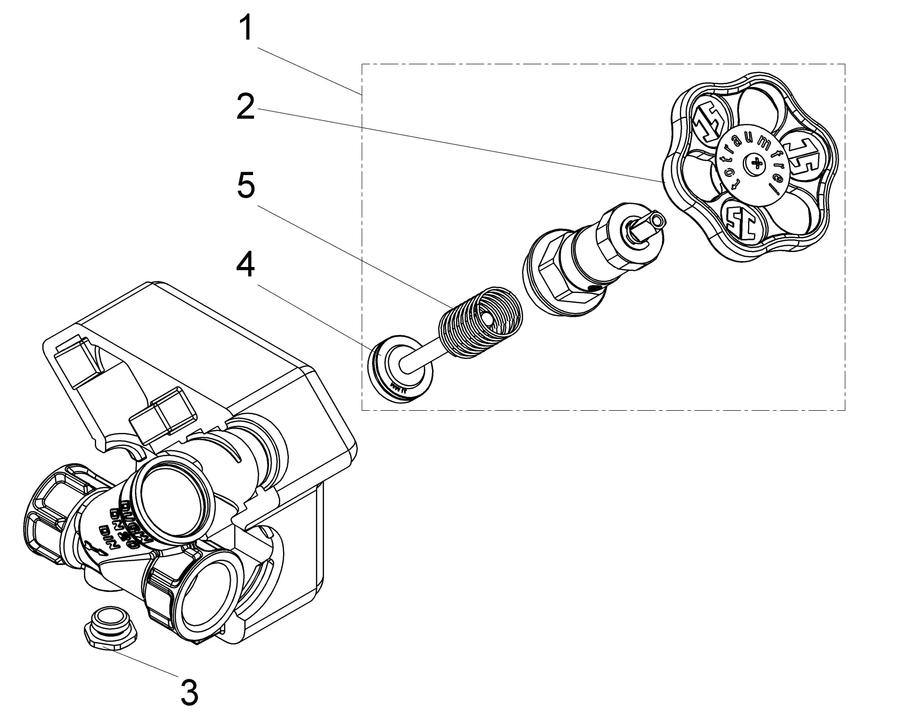 Artikelbild 3 des Artikels „Schlösser KFR-Ventil DG1625 DN 20, Rp 3/4, m DS, o Entl., nstg Spin. DN 20, Rp 3/4“