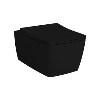 VitrA Wand-Tiefsp.-WC Metropole FL 2.0 36x56cm, 3/6 l, schwarz matt VC