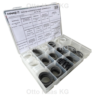 HAAS Dichtungs-Sortiment OHA 7307 125 St, 270x180x42mm, f Kunstst-/Metall