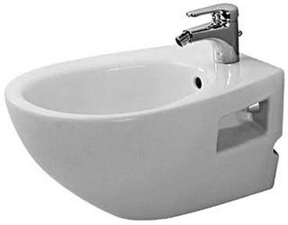 Duravit Wand-Bidet Duraplus Colomba 36x57,5cm, m Hahnl., m ÜL, Hahnloch, we.