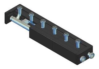Strawa Kesselverteiler strawi 125-25 3 Grup., Br. 811mm, thermisch getrennt