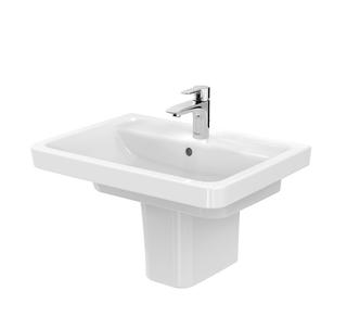 TOTO Halbsäule CF 20x29x29,5cm, mit Befestigungsset, weiß