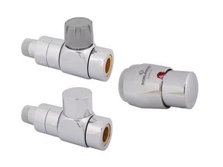Schlösser Thermostatventil-Set Style-Tec 3655 DN 15, 1/2", Durchgang