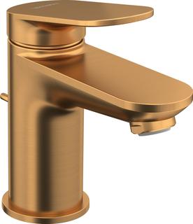 Duravit WT-Einhebelmischer S Wave Ausl. 95mm, m Zugst.Abl.Gar., bron geb.