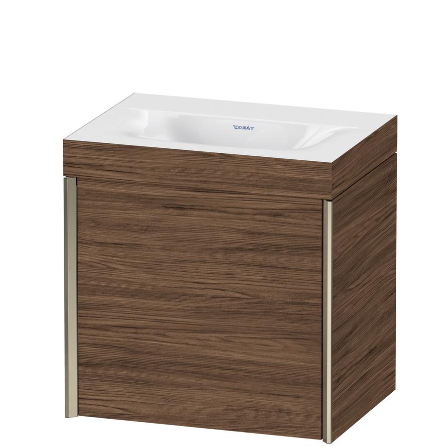 Artikelbild 1 des Artikels „Duravit WT-Unterschrank c-bonded XViu 45x33cm, 1 T r, o HL, C m, R C, N dkl. Rahmen C | nussbaum dunkel“