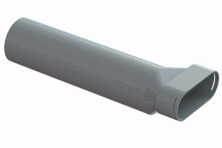 Zehnder Luftdurchlassgehäuse ComfoCase Länge 400mm, für Renovationsventil