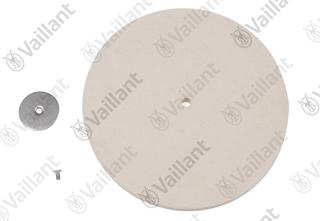 VA Isolierplatte, 10 mm + Mutter/Scheibe Vaillant-Nr. 210779