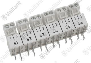 VA Steckverbinder, Set S1,S2,S3,S4,S5,S6 Vaillant-Nr. 0020238239
