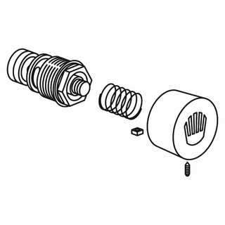 KWC Umstellpatrone o.Sitz M23x1 mit Griff z.Mod.72, chromeline