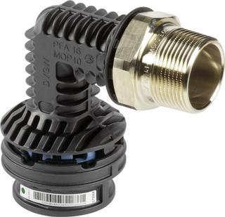 Übergangsbogen Geopress K 9714TW 90°, Kunststoff, SC-Contur
