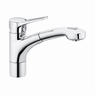 Kludi MX Spültisch-Einhebelmischer ND, Hebel, swb, herausz. Ausl., chr
