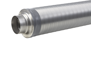 STIEBEL Schalldämpfer LWF SF 100 - 1, Außen-d= 160mm, 1 m lang