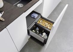 Blanco Abfallsystem SELECT II 50/2 2 Behälter, mit Systemabdeckung, 2x19 l