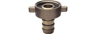 ASW Schlauchverschraubung Schl 3/8", ÜW 1/2", halb, 2-tlg, MS r.
