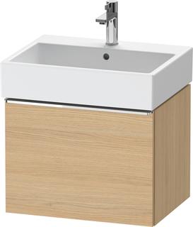 Duravit Waschtisch-Unterschrank D-Neo 58,4x44,2cm, ch/Ei Nat, 1 Ausz., wandh