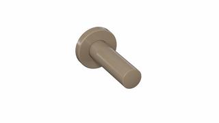 HEWI Reservepapierhalter 477 120x33mm, mit Rosette, sand