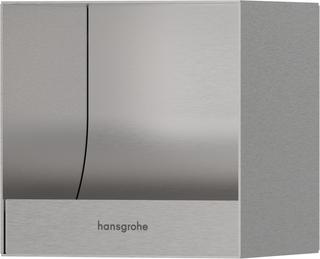 hansgrohe EB-Papierh. XtraStoris 150x150x140mm, Edelstahl gebürstet