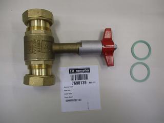 RE Vorlauf Absperhahn 7698139