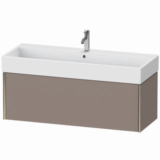 DU WTU wandh. XViu 397x1184x454mm 1 Ausz.champ. matt/basalt matt ES Nussb
