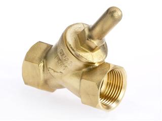 Bender Schrägsitz-Rückschlagventil 1432 DN 25 IG, Freistromventilgehäuse, MS