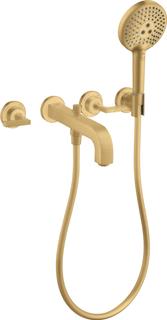 hansgrohe Fertigmontageset Axor Citterio UP-3-Loch-Wannenarm, m HG, b gol opt
