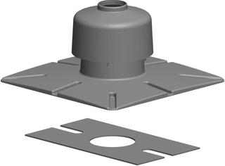 ATEC Mündungs-Set PolyTop DN 60/110, konzentrisch, PP, weiß