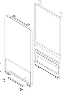 BOSCH Ersatzteil TTNR: 87186494730 Abdeckung schwarz