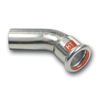 Sanha Bogen Therm 28040 45Gr, m Pressanschl. u Einstecke., 42mm